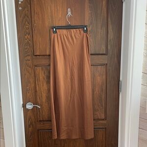 Sanctuary Copper Brown Maxi Skirt